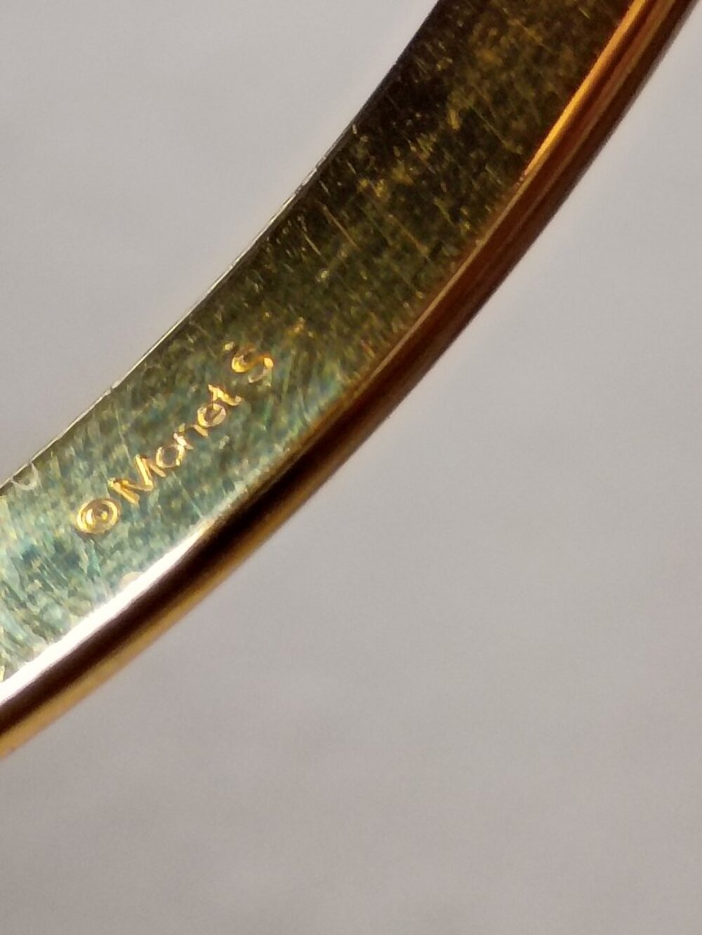 MonetS Gold on Sterling Bangle